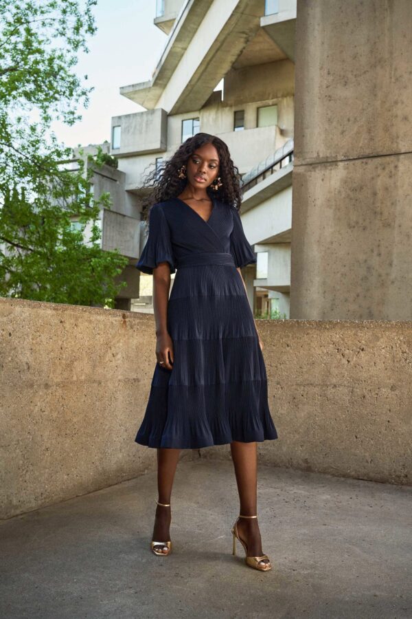 Robe bleu marine JOSEPH RIBKOFF 251905
